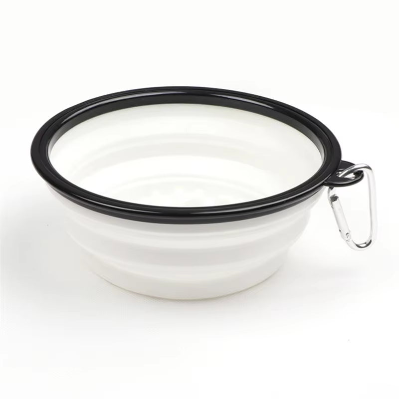 350 1000Ml Travel Foldable Pet Dog Bowl for Small Large Dogs Slow Puppy Big Dog Food Bowls Portable Pet Feeder Comedero Perro